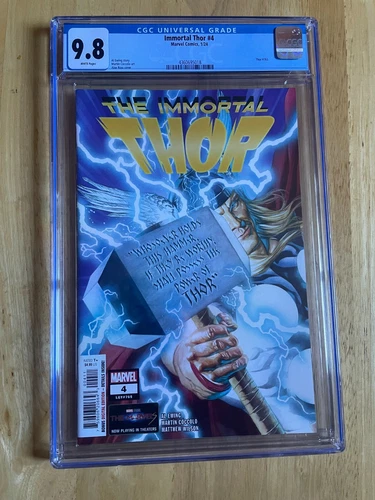 IMMORTAL THOR #4 - CGC 9.8 - ALEX ROSS COVER!