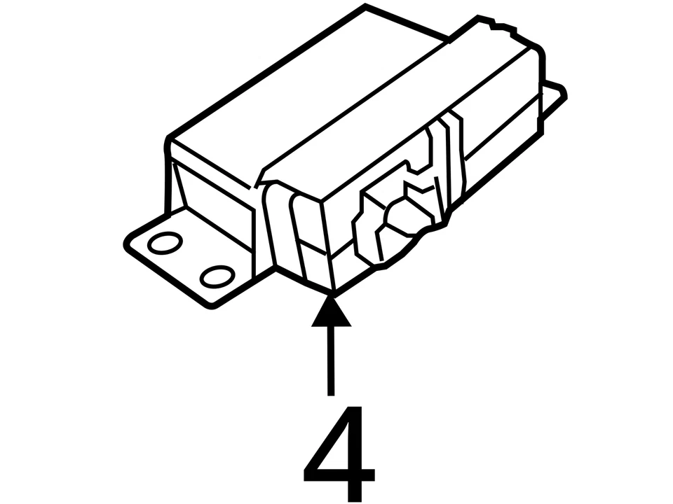 Chasis ECM Driver Assist Alerta de punto ciego compatible con 11-13 DURANGO 3221428 Foto 4 de 4