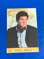 CANTANTI PANINI 1968 FIGURINA N°36 PAUL ANKA RECUPERATA