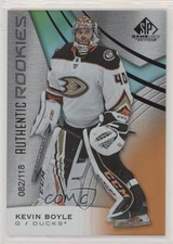 2019 SP Game Used Authentic Rookies Orange Rainbow 82/118 Kevin Boyle #124 s2x