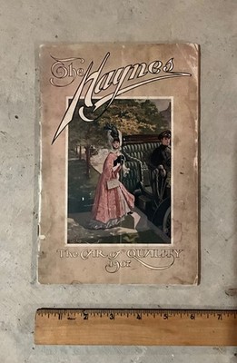 1907 Haynes Automobile | Sales Brochure | Original | Kokomo, IN
