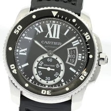 CARTIER Caliber de Cartier Diver W7100056 black Dial Automatic Men's_907298