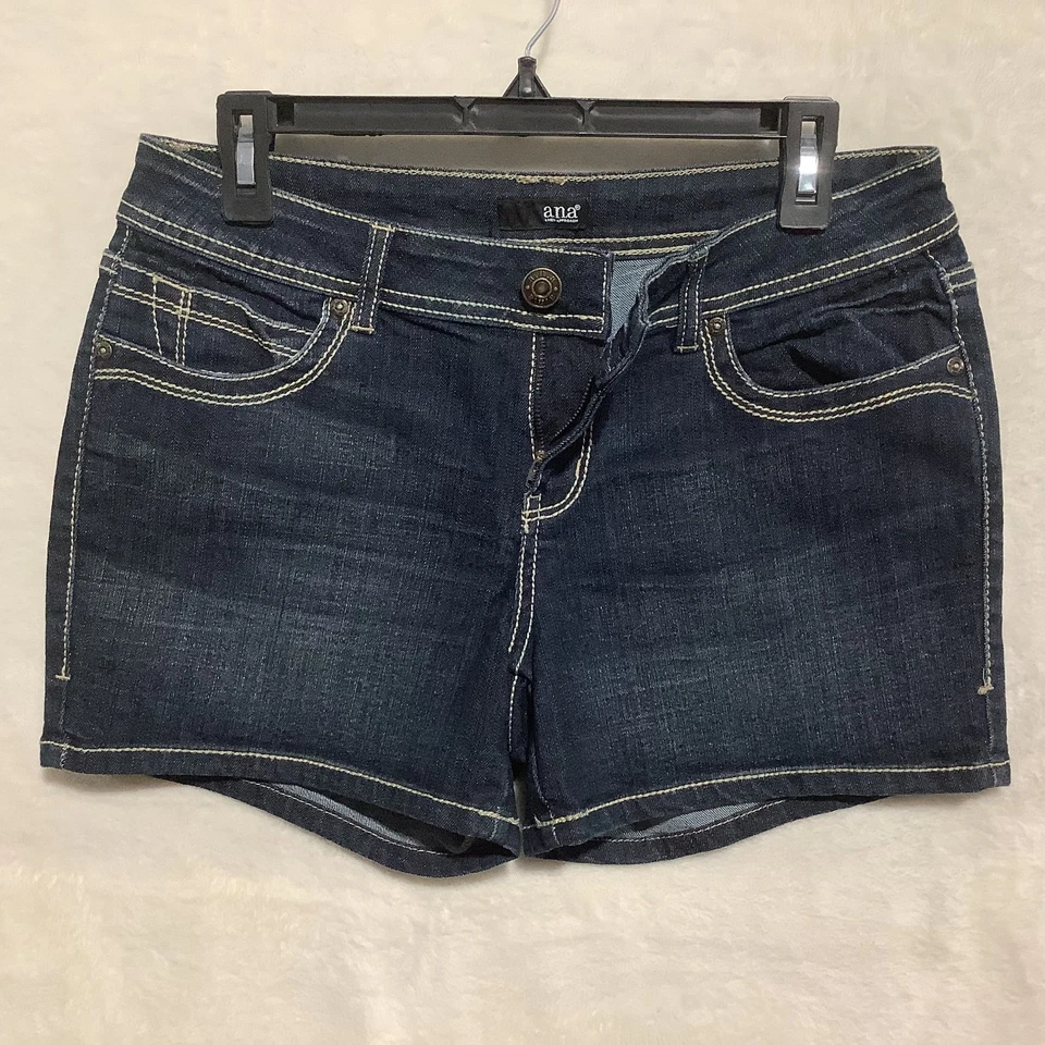 Pantalones Cortos de Jean A New Approach A.N.A Talla 10 Costuras Gruesas Adornar Mamá Elastizados Foto 4 de 4