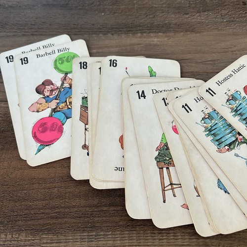 Vintage 1968 Old Maid Jumbo Card Game Milton Bradley 4875 Complete - Picture 3 of 10