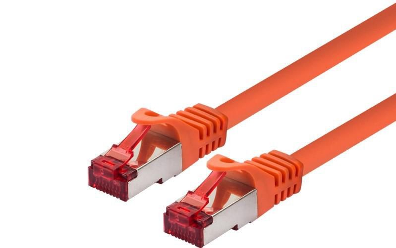 LOGON PROFESSIONAL TCR66SS150O Cat6 S/FTP Patch Cable 15m Orange RJ45 Shielded