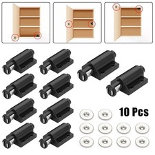 Pack of 10 Push To Open Magnetic Cabinet Catches For Furniture Door Closer