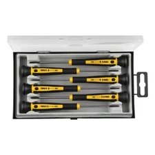 Felo Screwdriver Precision Slotted/Phillips 6 Piece Set