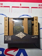 True Genius Stash Puzzle Box With Secret Compartment Wood Sorcerers Box