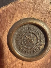 Antique H DISSTON & SONS 17" HANDSAW/OPEN HANDLE-13/16" Medallion 1896-1917 DATE