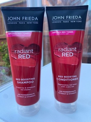 John Frieda Radiant Red Shampoo und Conditioner je 250ml Neu