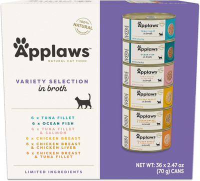Natural Wet Canned Cat Food, Limited and Natural Ingredients, High Protein with