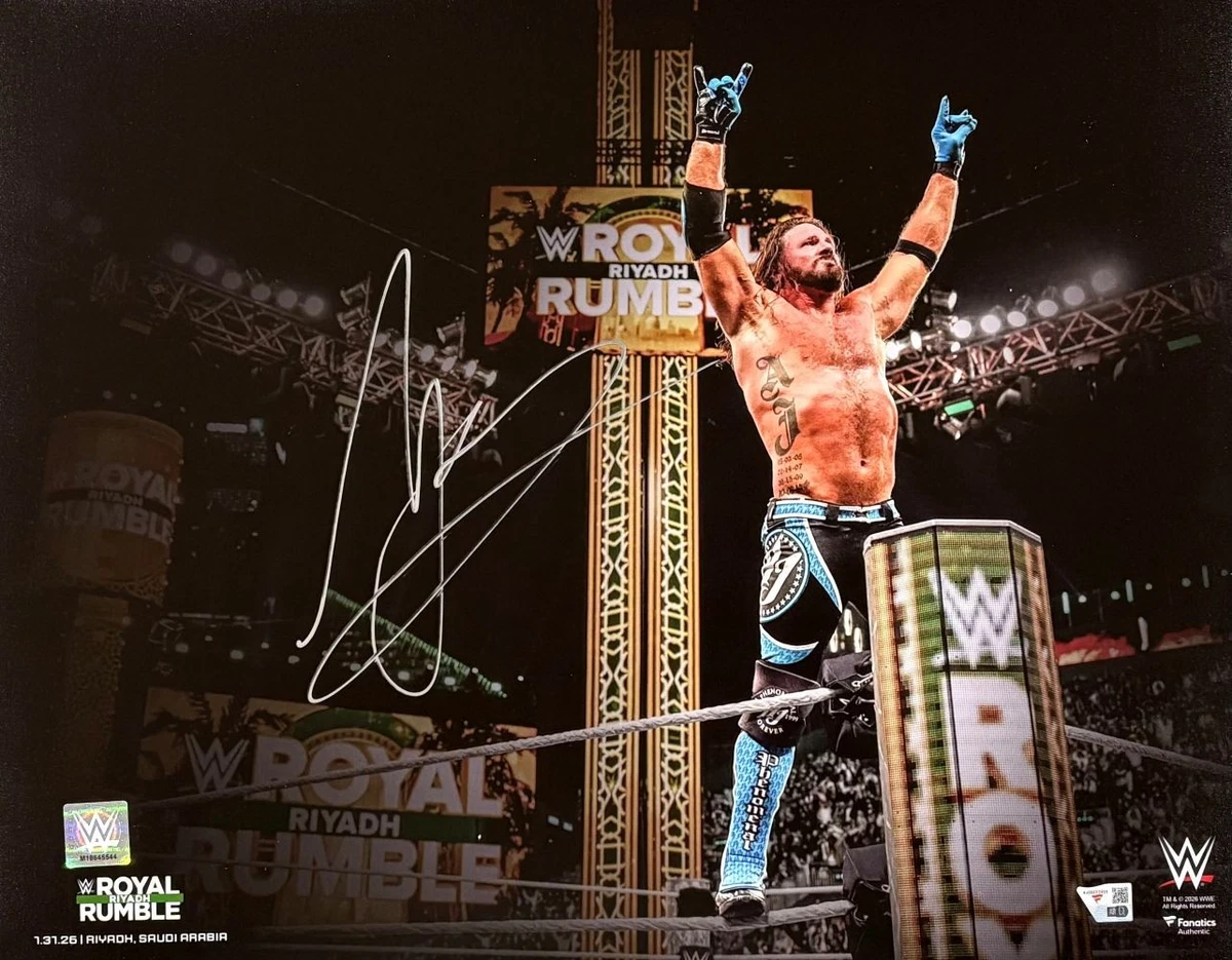 A.J. Styles Wrestling Original Autographed Items for sale | eBay