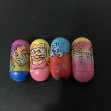 Set Of four 4  Toy Jumping Beans lot From 2004 Vintage