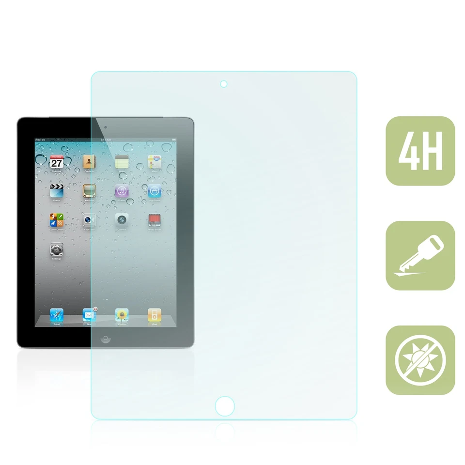 AntiReflexfolie,matte Schutzfolie (entpiegelt) für 9.7" iPad 2/3/4 (2011/2012) - Bild 2 von 3