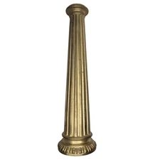 10.5" Brass Hollywood Regency Lamp Column Insert Break - Replacement Part