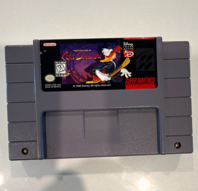 Disney Interactive Maui Mallard in Cold Shadow SNES Cartridge NTSC-U/C 1996