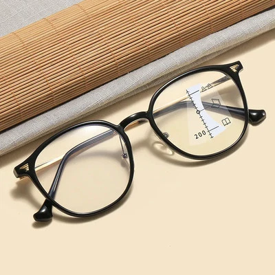 FELRES Retro Progressive Multifocal Lesebrille Anti Blue Light Readers +1.0 ~ +4.0