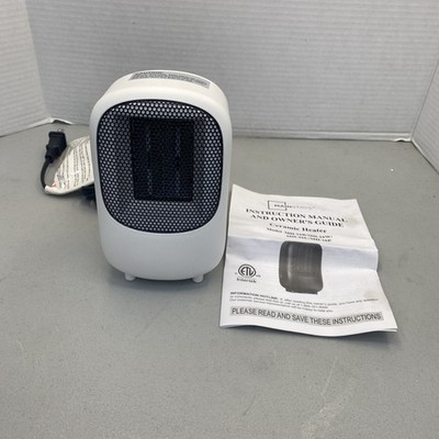 Mainstays Personal Mini Heater Electric RED 350 Watts Compact