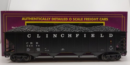 Tolva de 4 bahías Clinchfield MTH 20-97499 con carga de carbón #56978 LN/caja | Condition: Used