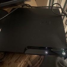 PlayStation 3 Slim 120GB Black Console W/3 Controllers And 14x Games