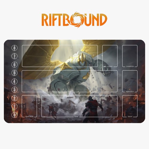 Galio Riftbound Playmat League of Legends Playmat+Bag Trading Card Game Mult-Mat - Picture 1 of 15