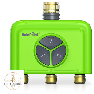 Rainpoint Bewässerungscomputer WLAN 3 Zonen Gartensteuerung, kompatibel