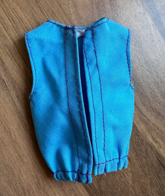Schwer zu finden einzigartige Vintage Mattel Original Skipper blaue Jacke / Weste