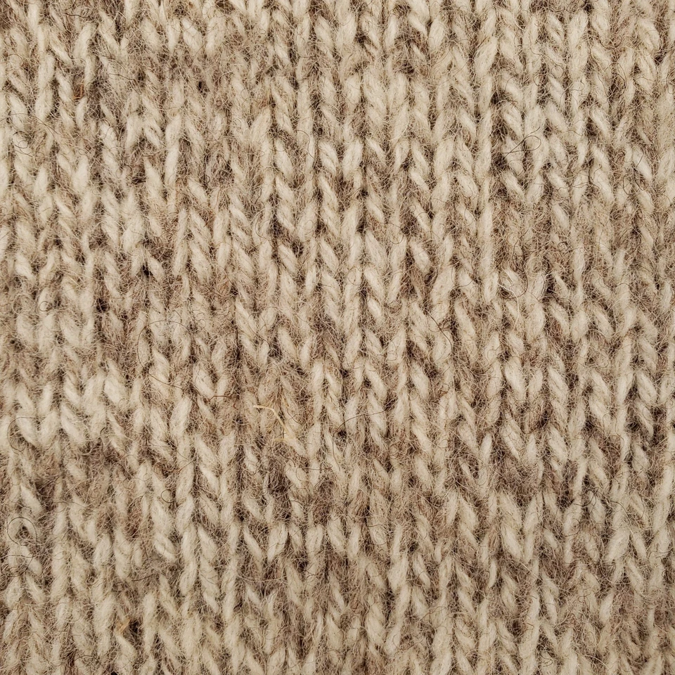 Lands End Sweater Mens LT Tall Beige Long Sleeve Merino Wool Pullover Jumper USA - Image 3 of 4