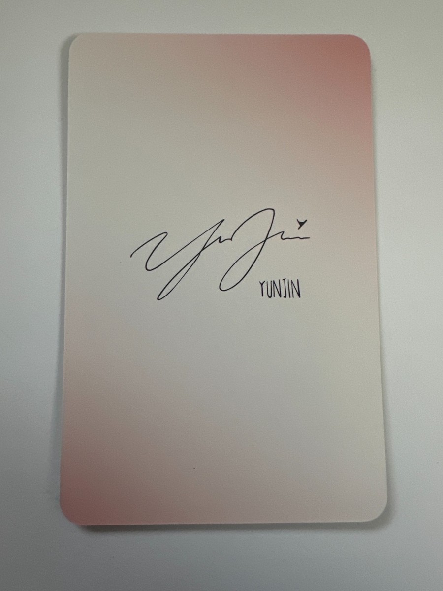 LE SSERAFIM Huh Yun-jin Photocard Photo Card Korea K-pop #37 | eBay