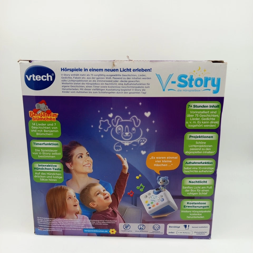 Vtech V-Story Erzählgerät, gebraucht, ab 3 4 5 Jahre | ✅ geprüft - Bild 2 von 4