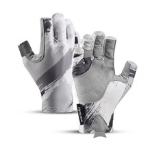 UPF50+ Fishing Gloves UV Sun Protection Gloves Fingerless Gloves for Men Women