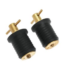 1" T Handle Boat Drain Plug Rubber Plugs for Yachts Kayaks Marine Boat Drains