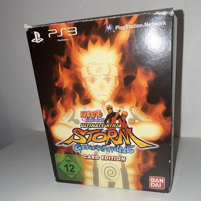 BANDAI Naruto Ultimate Ninja Storm Generations Card Edition (PS3) USK 12 komplet