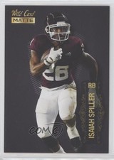 2022 Wild Card MATTE Black Isaiah Spiller #MB-50 Rookie RC c4h. rookie card picture
