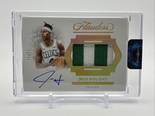 2020-21 Panini Flawless - Flawless Patch Autographs Jrue Holiday /10