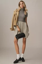 HOT Anthropologie - The Thea Short Sleeve Twofer Mini Dress - Guarantee New