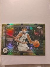 2025-26 Topps Chrome Nic Claxton Yellow Basketball Border #/275 Brooklyn Nets