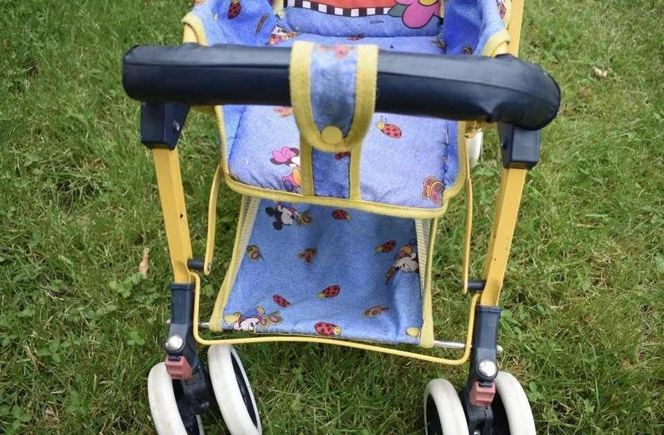 Poussette vintage ancienne Mickey Disney enfants - vendue en l’état - Photo 4/4