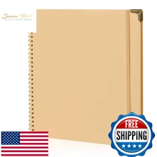 Joyberg 10x10 Scrapbook Album 80 Pages Brown Memory Book Wedding DIY