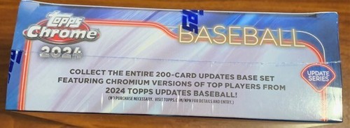 Very Hot 2024 Topps Chrome Update Mega Box Sealed Free Shipping - Picture 4 of 5
