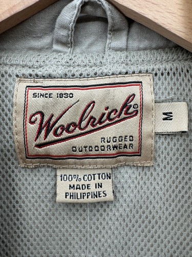 Vintage Woolrich 584 Straw Vest Mens Medium Tan Fishing Hiking NEW WITH TAGS - Picture 5 of 12