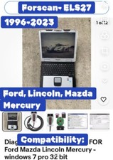 Diagnostic Laptop Forscan For Ford Mazda Lincoln Mercury - Windows 7 Pro 32 Bit