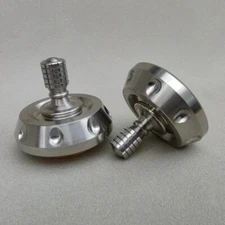 1PC Stainless Stee Hand Spinning Top Finger Spinner Ceramic Bead Fidget EDC Toy