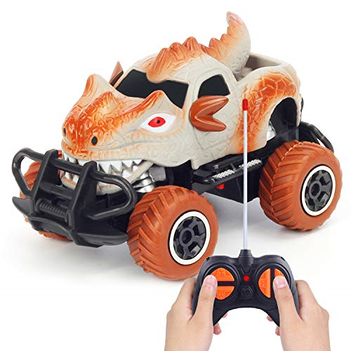 Remote Control Dinosaur Car, Jurassic Park Toys for 3 4 5 Year Old Boys
