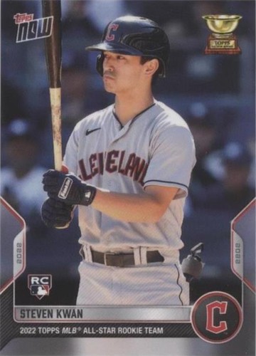 2022 Steven Kwan Topps Chrome Update Auto Autograph Rookie RC PSA
