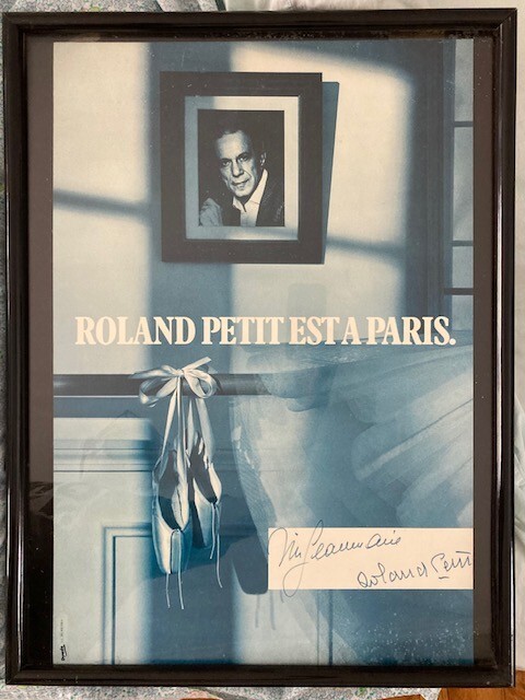 Paris Ballet  poster --Signed by Roland Petit & Zizi Jeanmaire