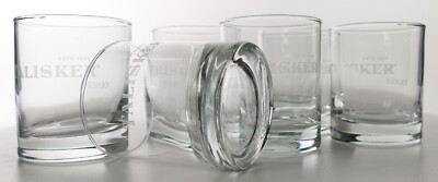 6 x Talisker Whisky Glass Tumblers TIMO Clear Glass 2cl and 4cl Single Malt 8421