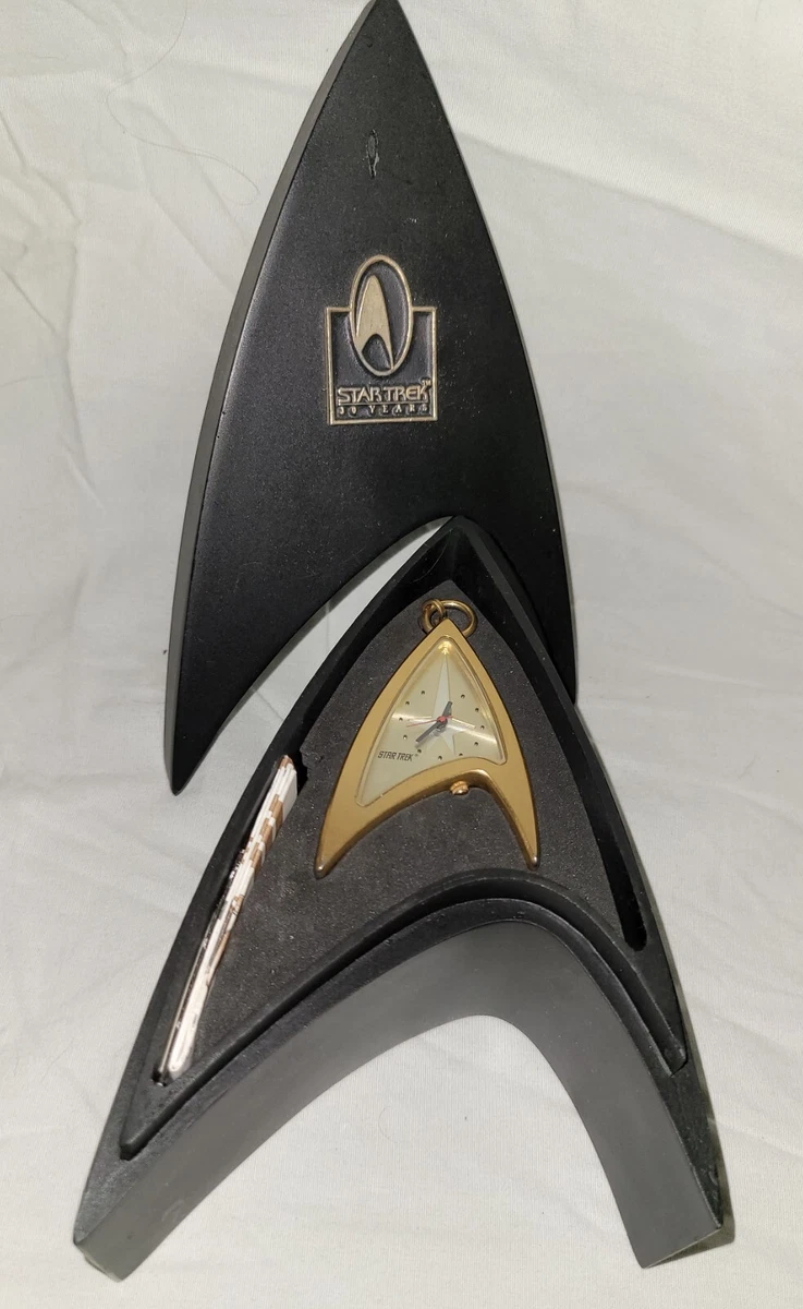 Federation Insignia Timepiece Star Trek Fossil Chain Pocket Watch Limited Ed