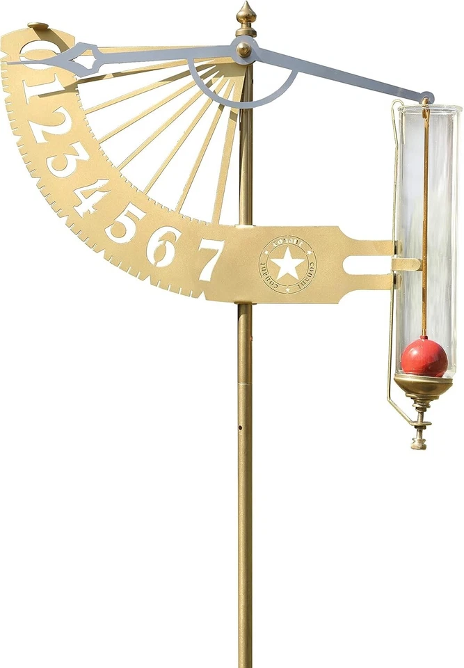 Jeffersonian Rain Gauge 2nd Gen - Elegant 7" Capacity - Durable Stainless Steel - Image 3 of 4