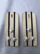 Kriegsmarine Kapitän zS Oberst Schulterstücke Bulgarien Marine wie Sowjetmarine